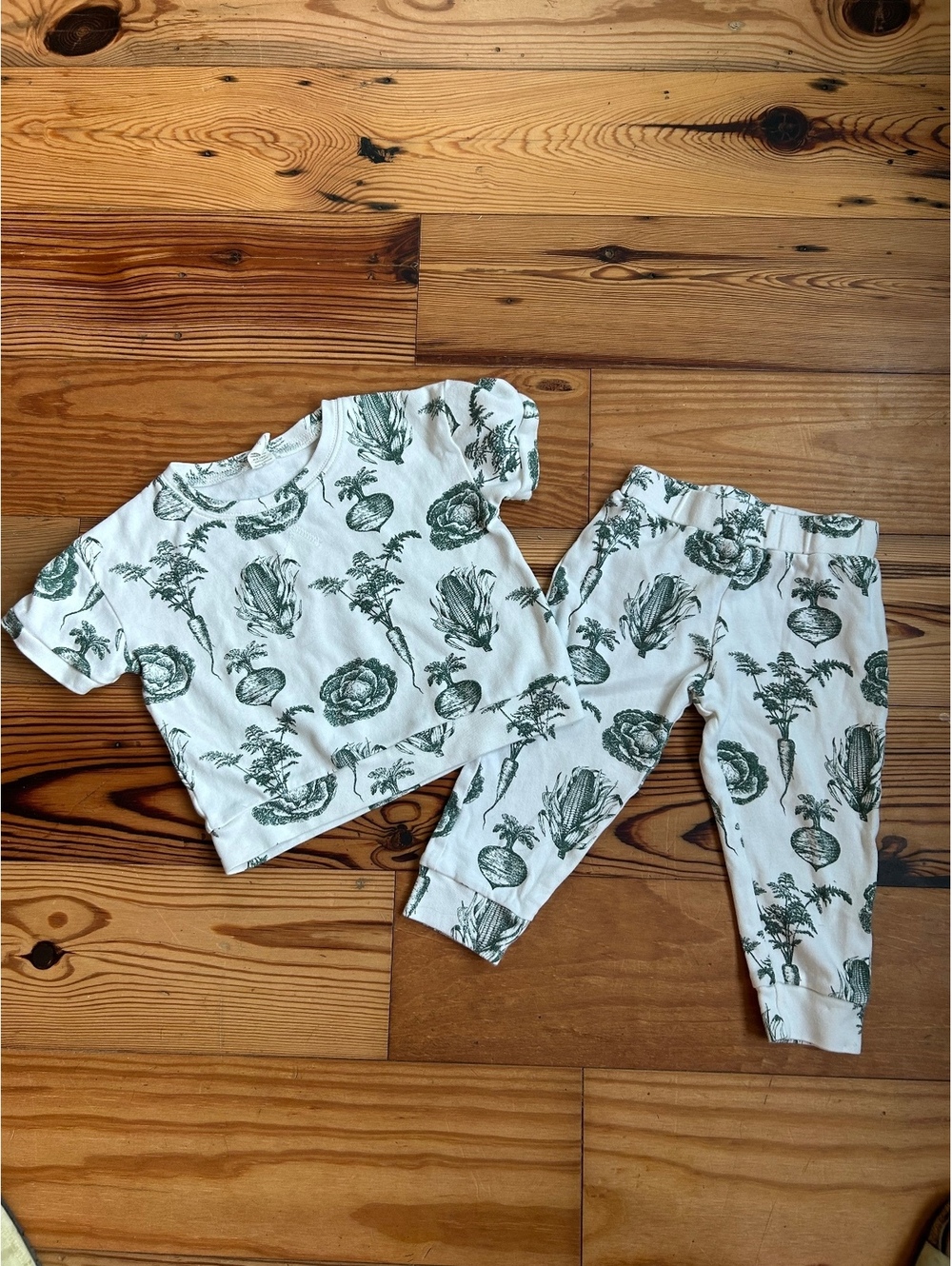 Kate Quinn 100% Organic Cotton Veggie Set Size 2T